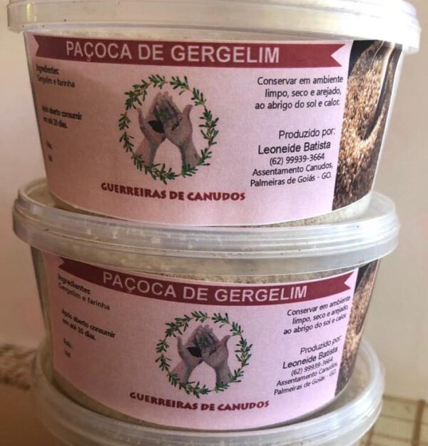 Paçoca de gergelim (200g)
